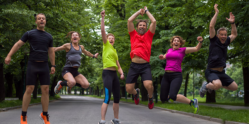 Courir avec...